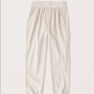Abercrombie & Finch Linen-Blend Joggers